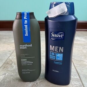 Method Men Juniper Sage 2-in-1 Shampoo + Conditioner and Bonus Suave 2-in-1